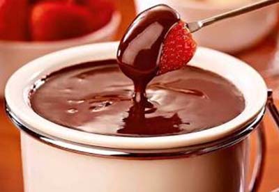 Fondue fit de chocolate